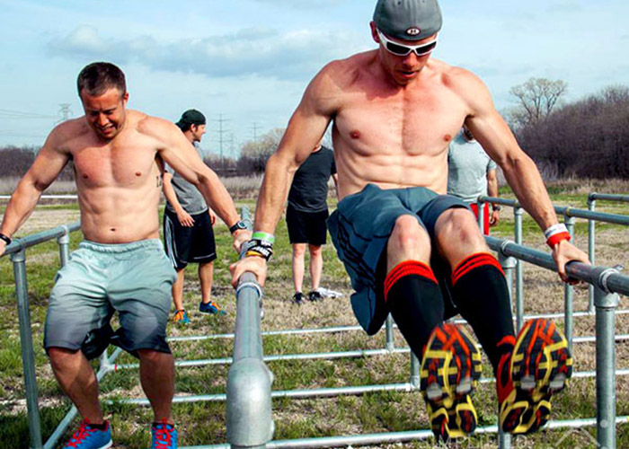men's fitness obstacles for calisthenics