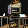 kiosk/computer station made of kee klamp