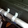 close up of pipe/pole monitor mount
