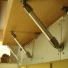 detail of bench support for reading module