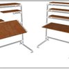 sketchup rendering of a an adjustable desk/drafting table