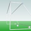 sketchup rendering of a soccer goal