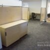 Open plan office cubicle frame