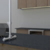 freestanding sneeze guard