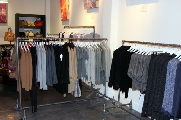 Fixed Clothes Rack Design Commercial Clothing Racks for Boutiques - Commercial Clothing Racks ...