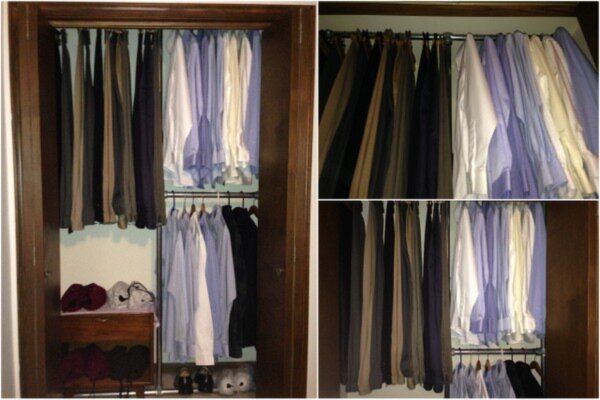 Design a Space Saving Closet Using Pipe and Fittings
