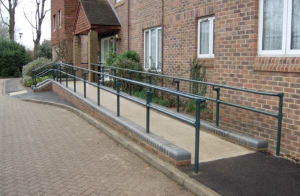 Simple Modern Ada Ramp Railing ADA Handrails | ADA Compliant Railing Systems | Simplified Building