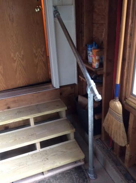 Garage Door Handrail