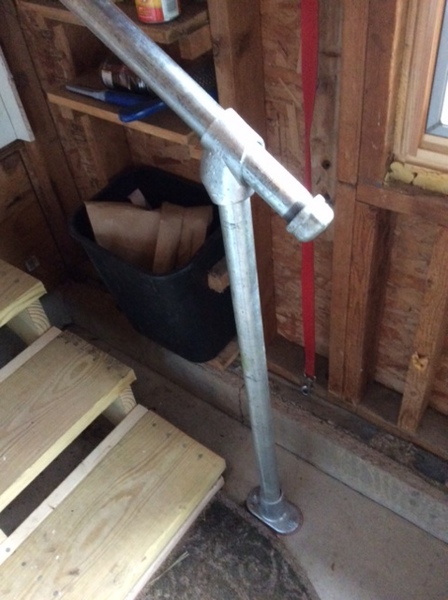 Interior Garage Door Handrail