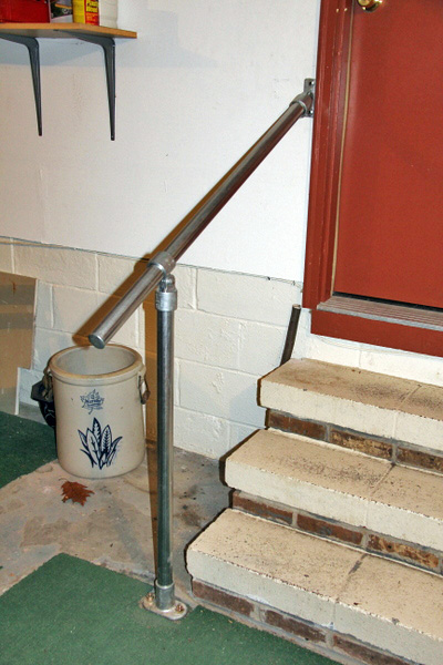 Wall and Floor Mounted Handrail