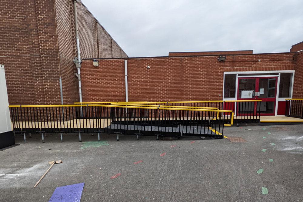 Modular Wheelchair Ramp for Schools