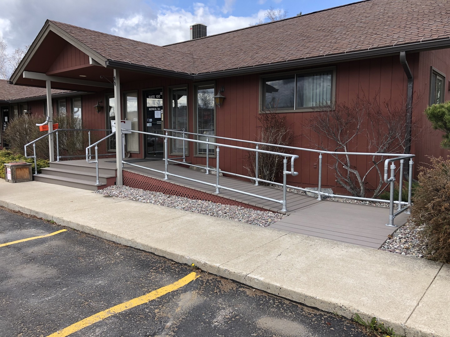 Handicap Railing for School Entrances