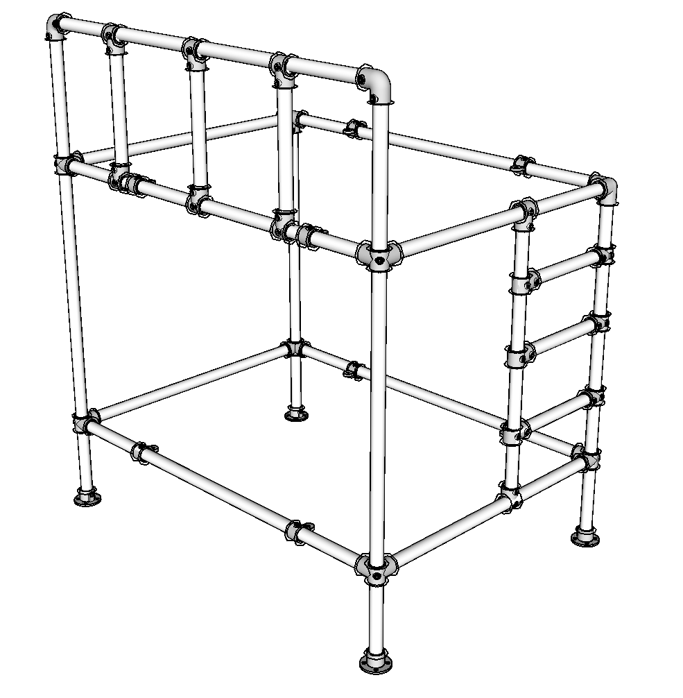 3D model of bunk bed