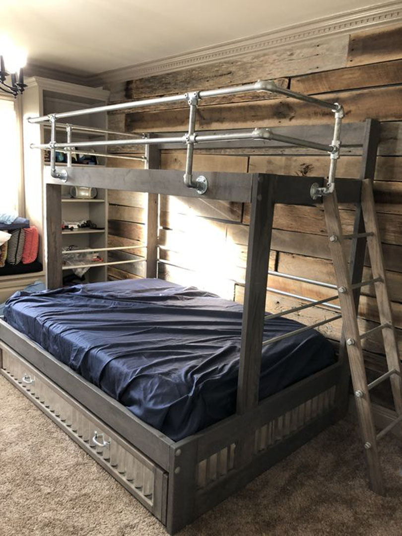 35 Bunk Bed Ideas That You Can Build, Metal Bunk Bed Rails