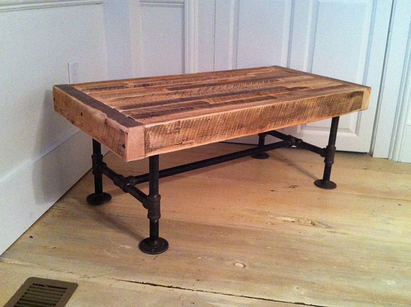 Diy Coffee Table Ideas Built With Pipe, Diy Coffee Table Pipe Legs