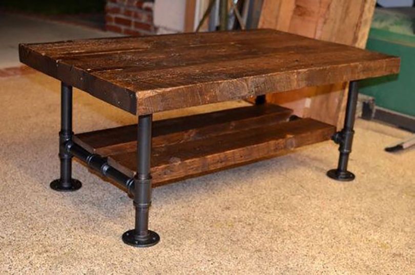 Diy Coffee Table Ideas Built With Pipe, Galvanized Pipe Coffee Table Diy