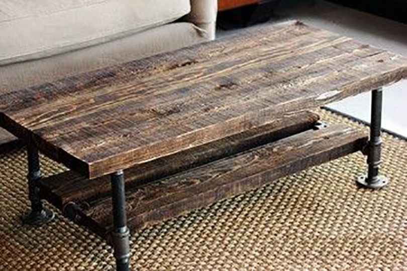 Diy Coffee Table Ideas Built With Pipe, Diy Coffee Table Pipe Legs