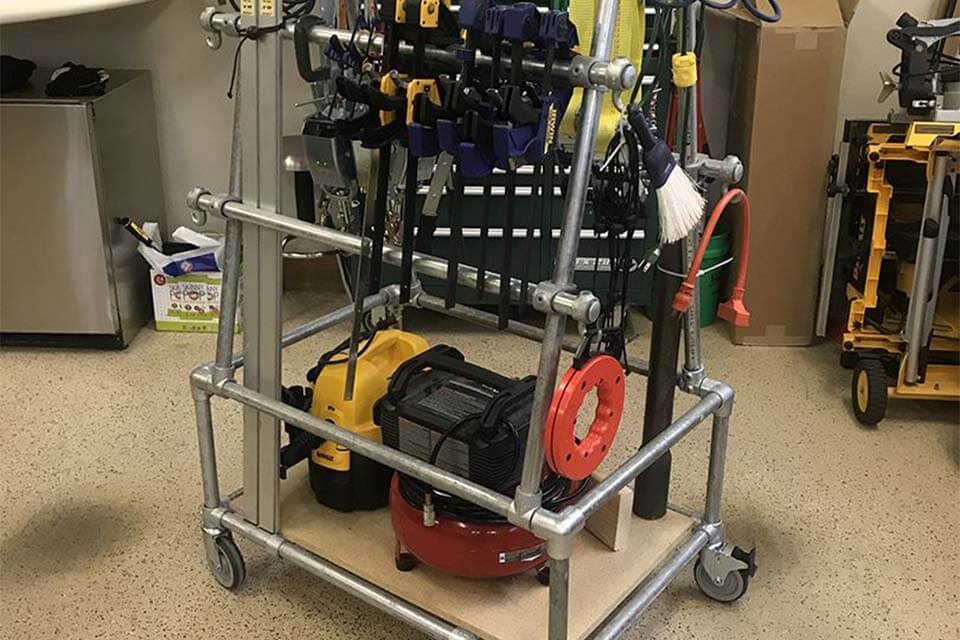 mobile tool rack
