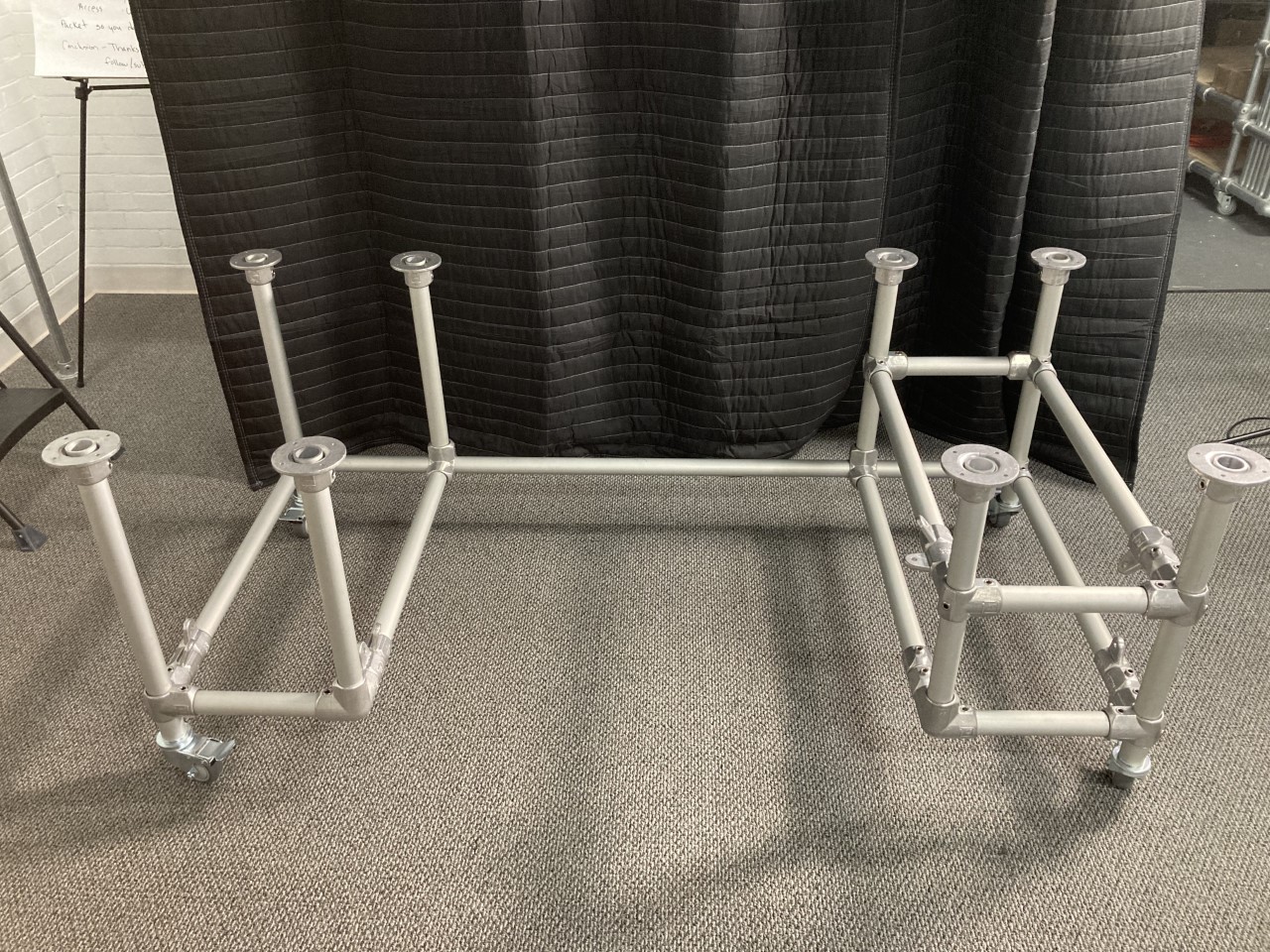 metal desk frame