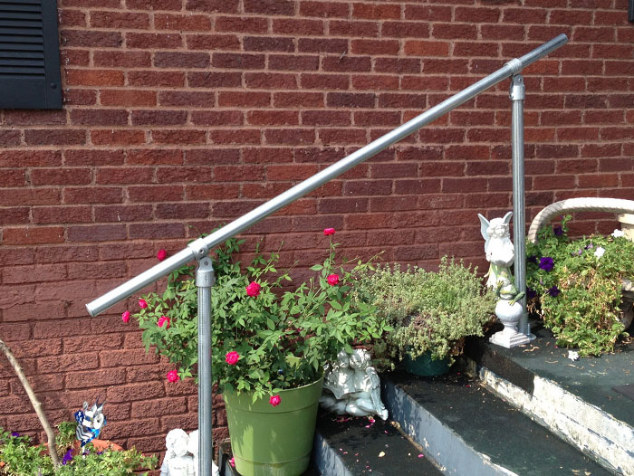 stair mounted handrail kitt
