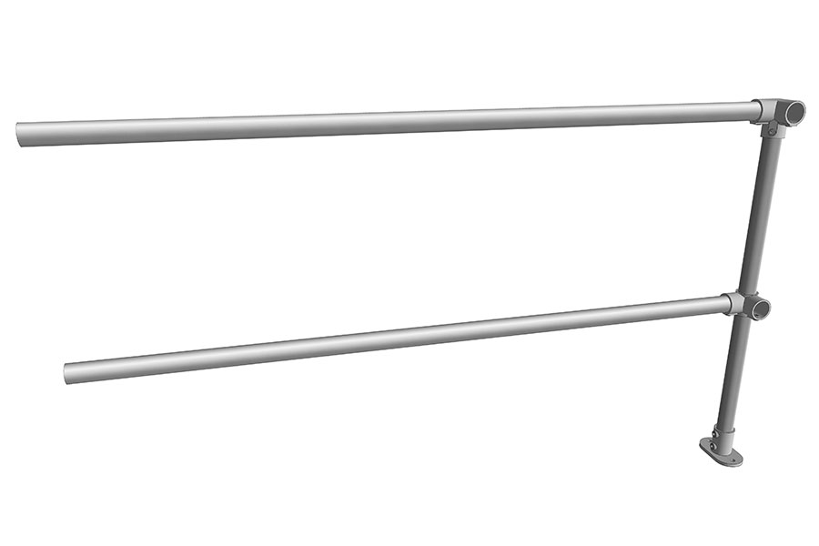 Osha Railing Rack Storage Aluminum OSHA Railing Kits | Simplified Building