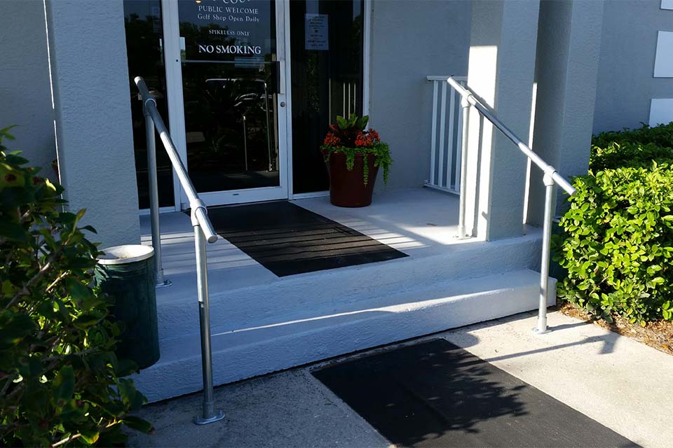 Commercial Building Stair Railing