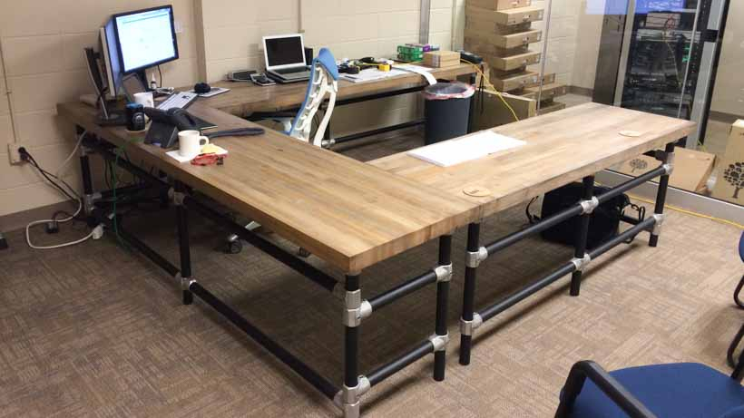 DIY U Shape Desk Frame Plans
