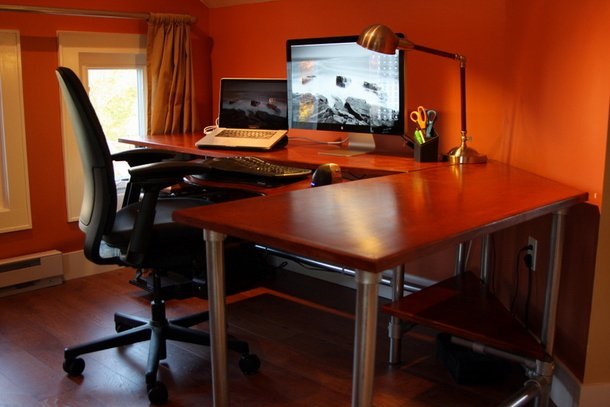 17 Diy Corner Desk Ideas To Build For, Corner Desk For Multiple Monitors