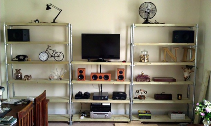 45 Diy Storage Shelves For Your Garage, Do It Yourself Shelves For Living Room