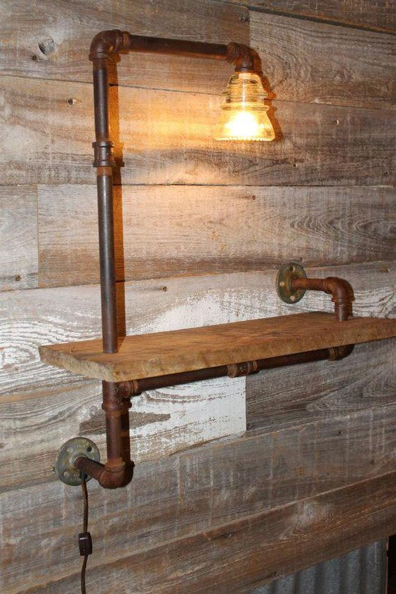 40 Floating Shelf Ideas Built With, Diy Iron Pipe Floating Shelves