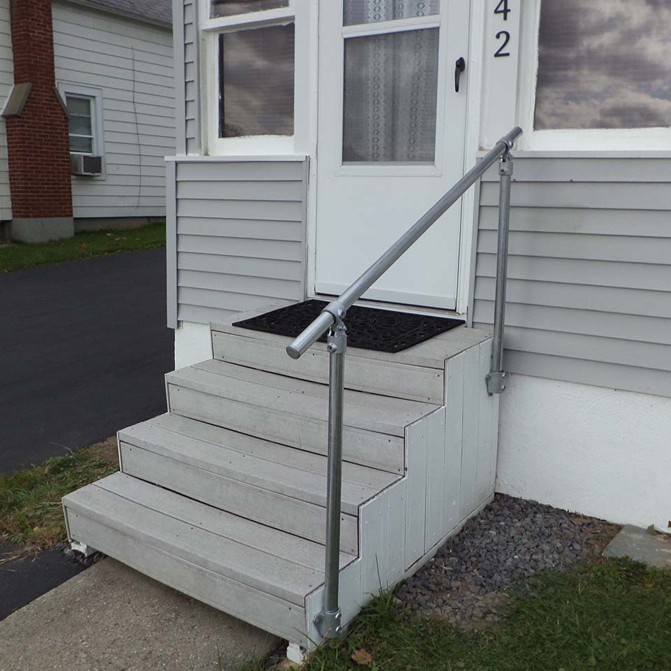 Side-Mounted Stair Railing