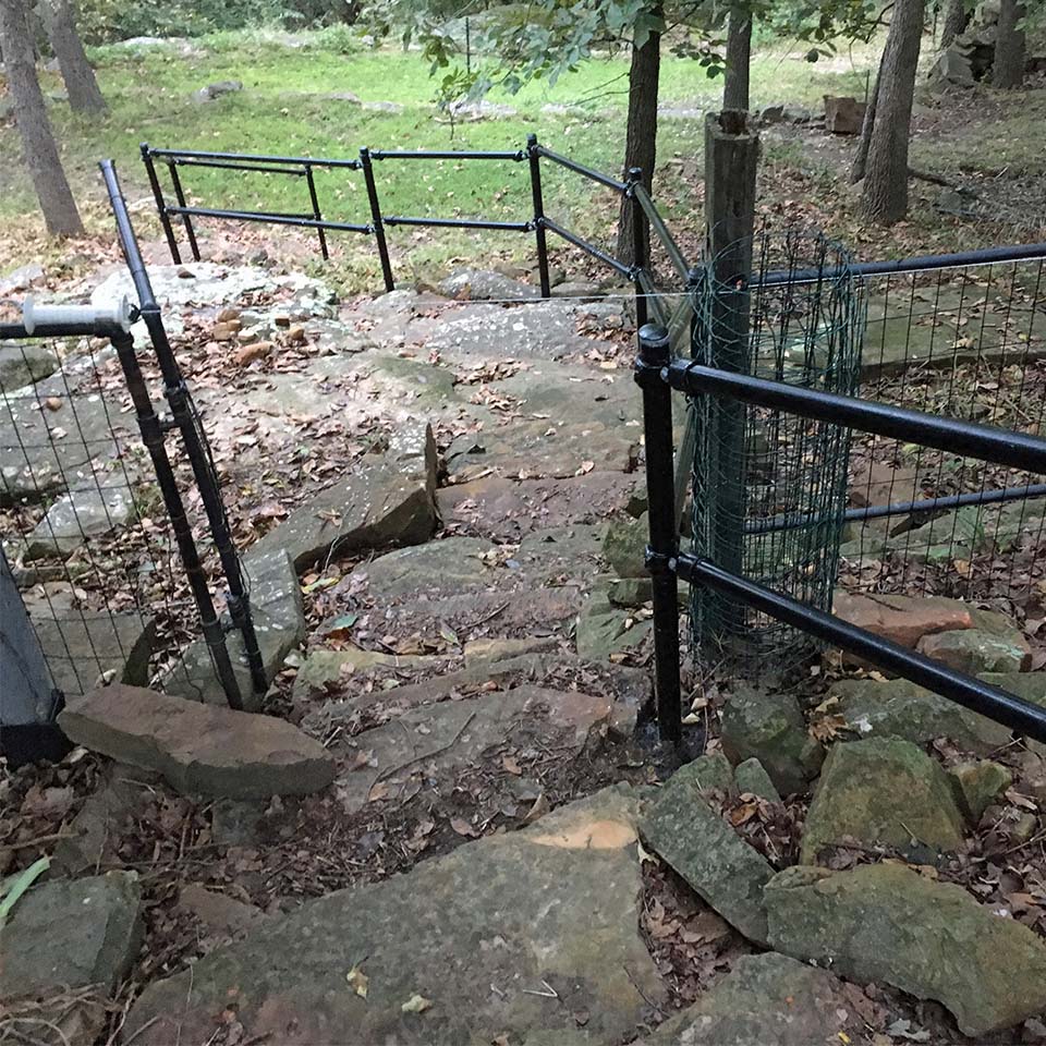 Natural Stone Stair Handrail