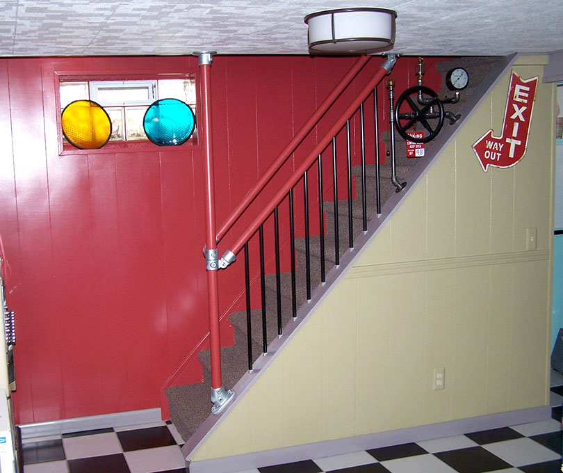 basement handrail