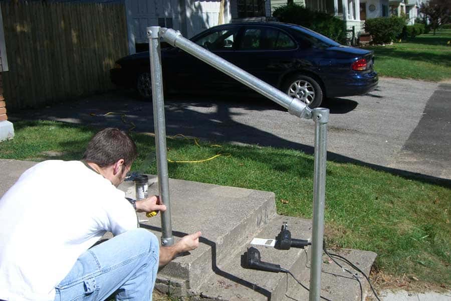 how to make a simple handrail