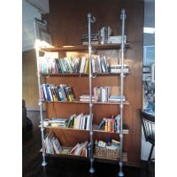 Wall & Base Mounted Pipe Shelf