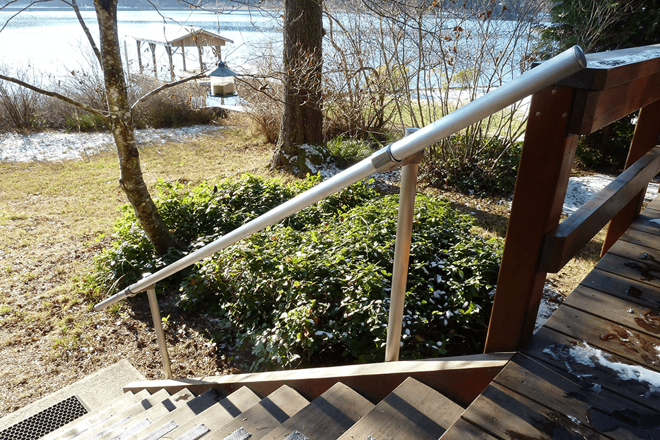 Lakeside Deck Stair Railing