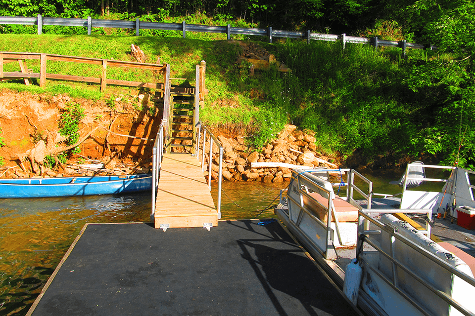 Dock Gangway with Handrail