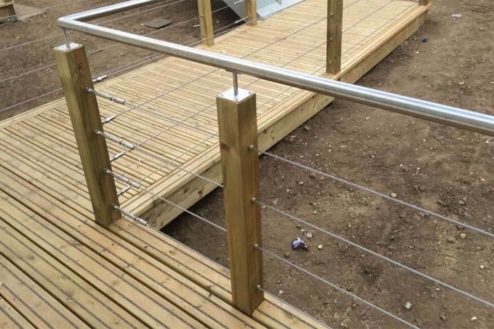 steel cable railing