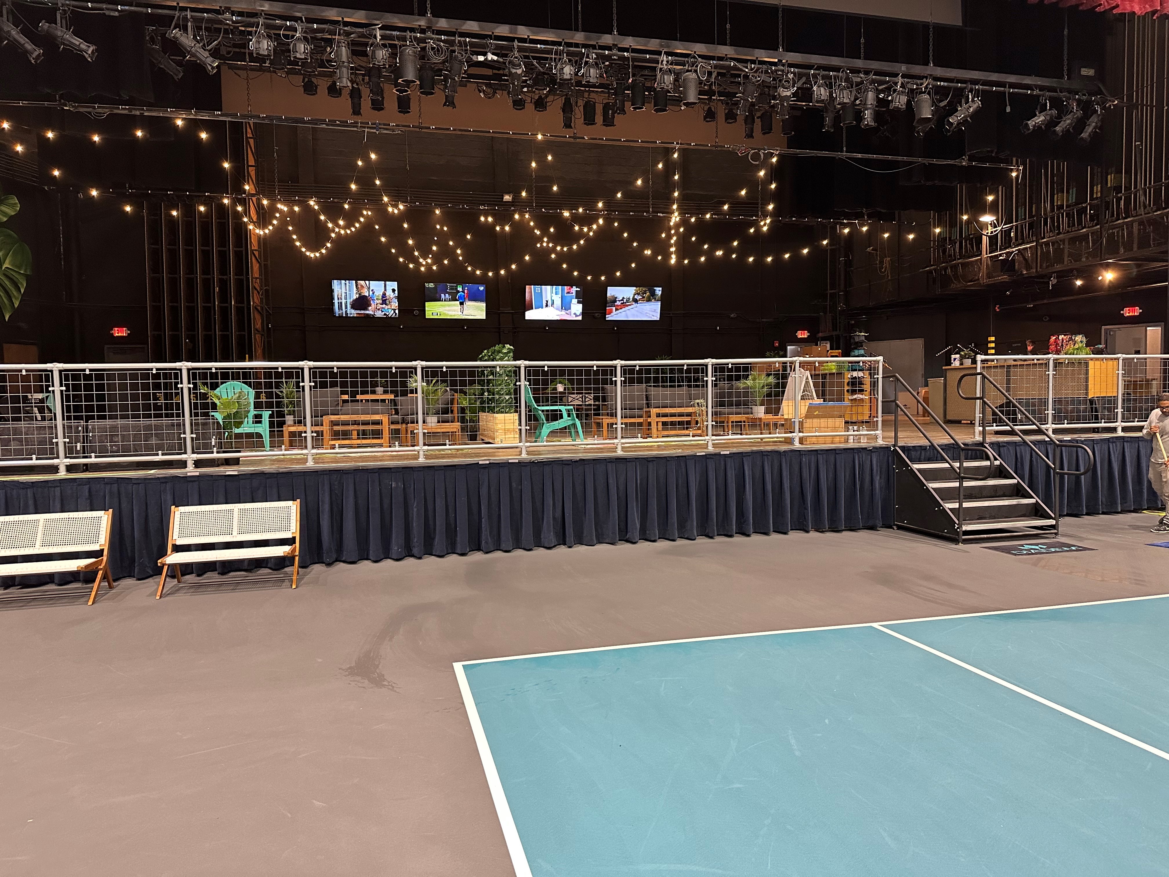 Pickleball Court Railing