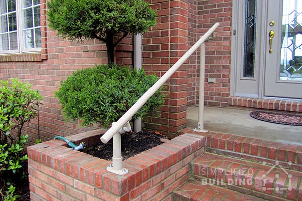 brick porch railing