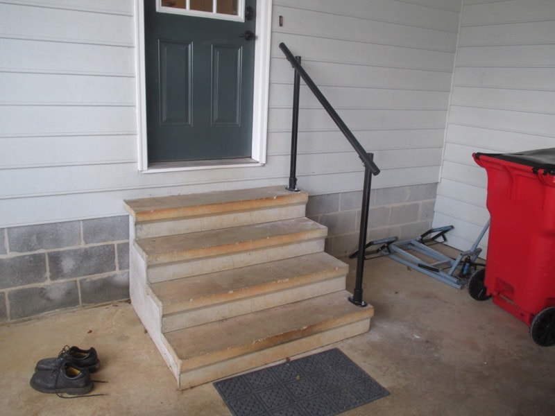 Wood Steps Handrail