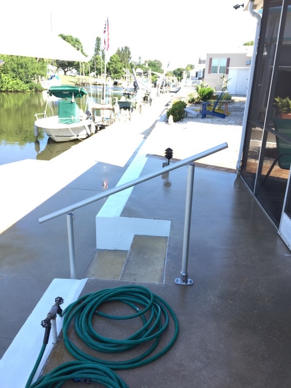 Boat Dock Handrail