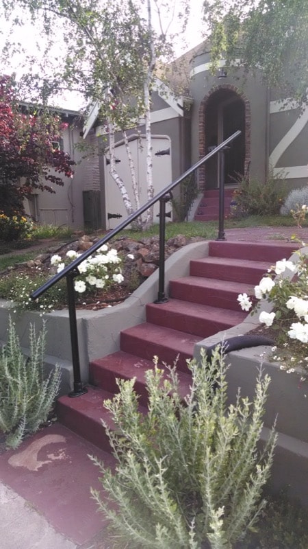 Front Patio Steps Handrail