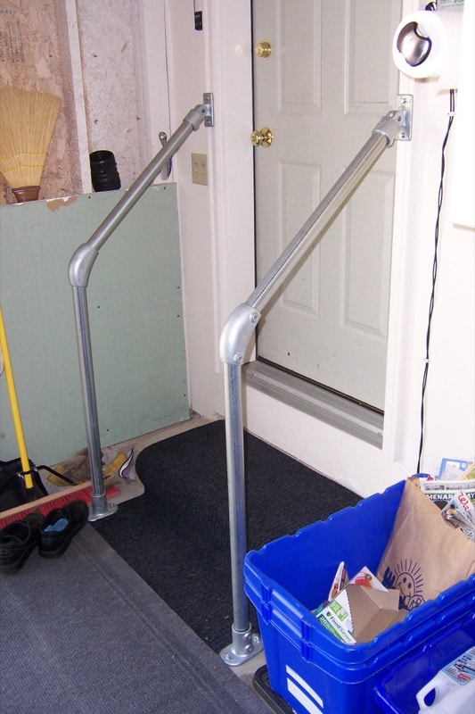 Two Hybrid Mounted Handrails