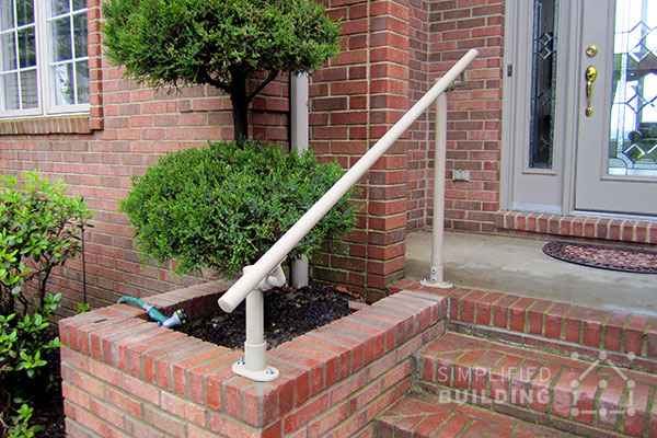 Brick Steps Railing