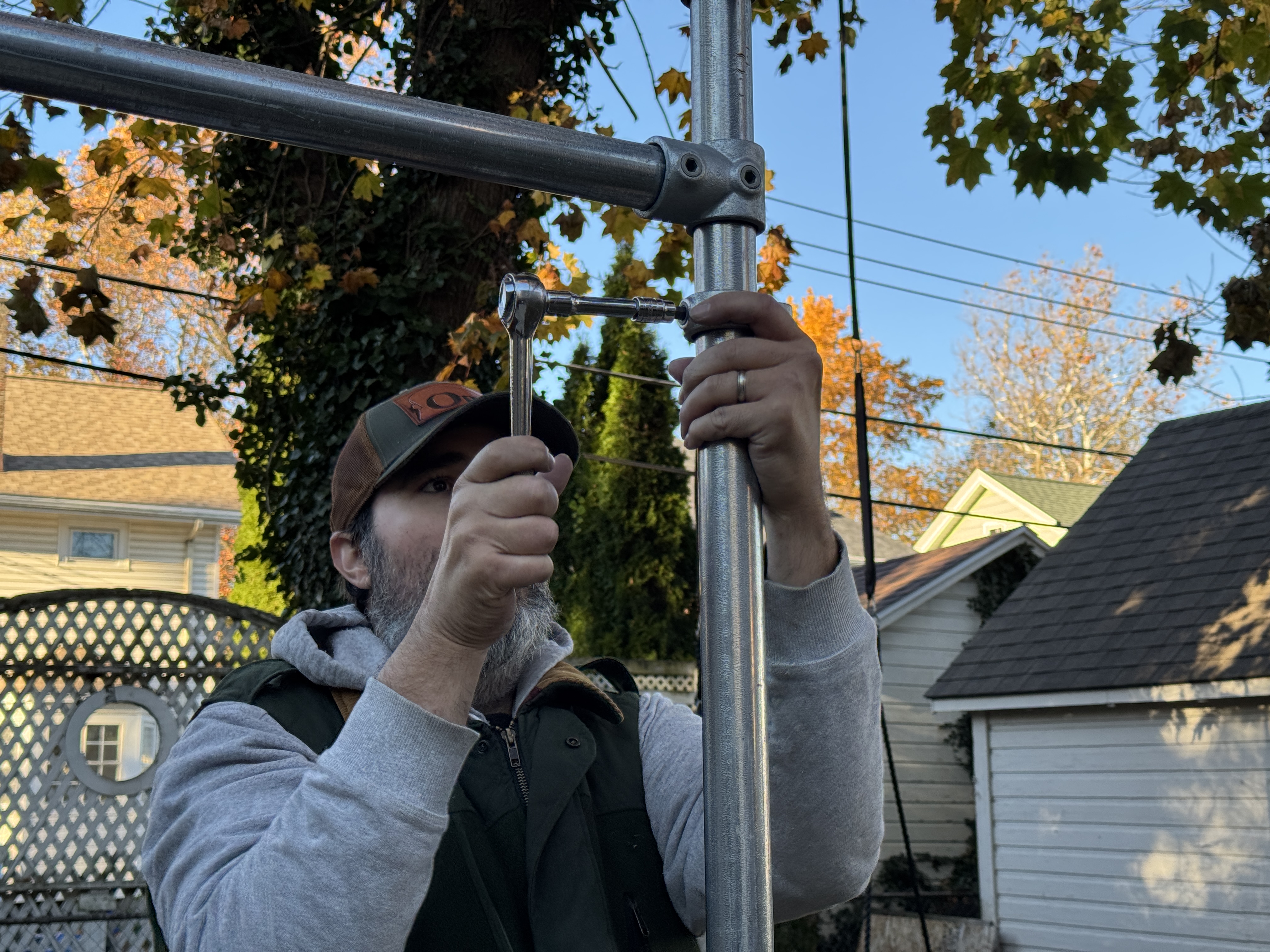 Assembling Custom Shed