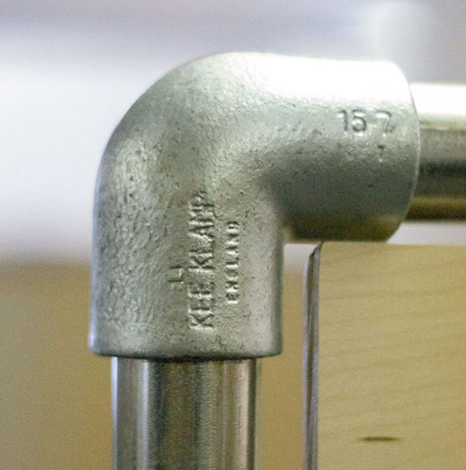 kee klamp used for social distance dividers