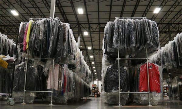 Warehouse Clothing Storage Racks